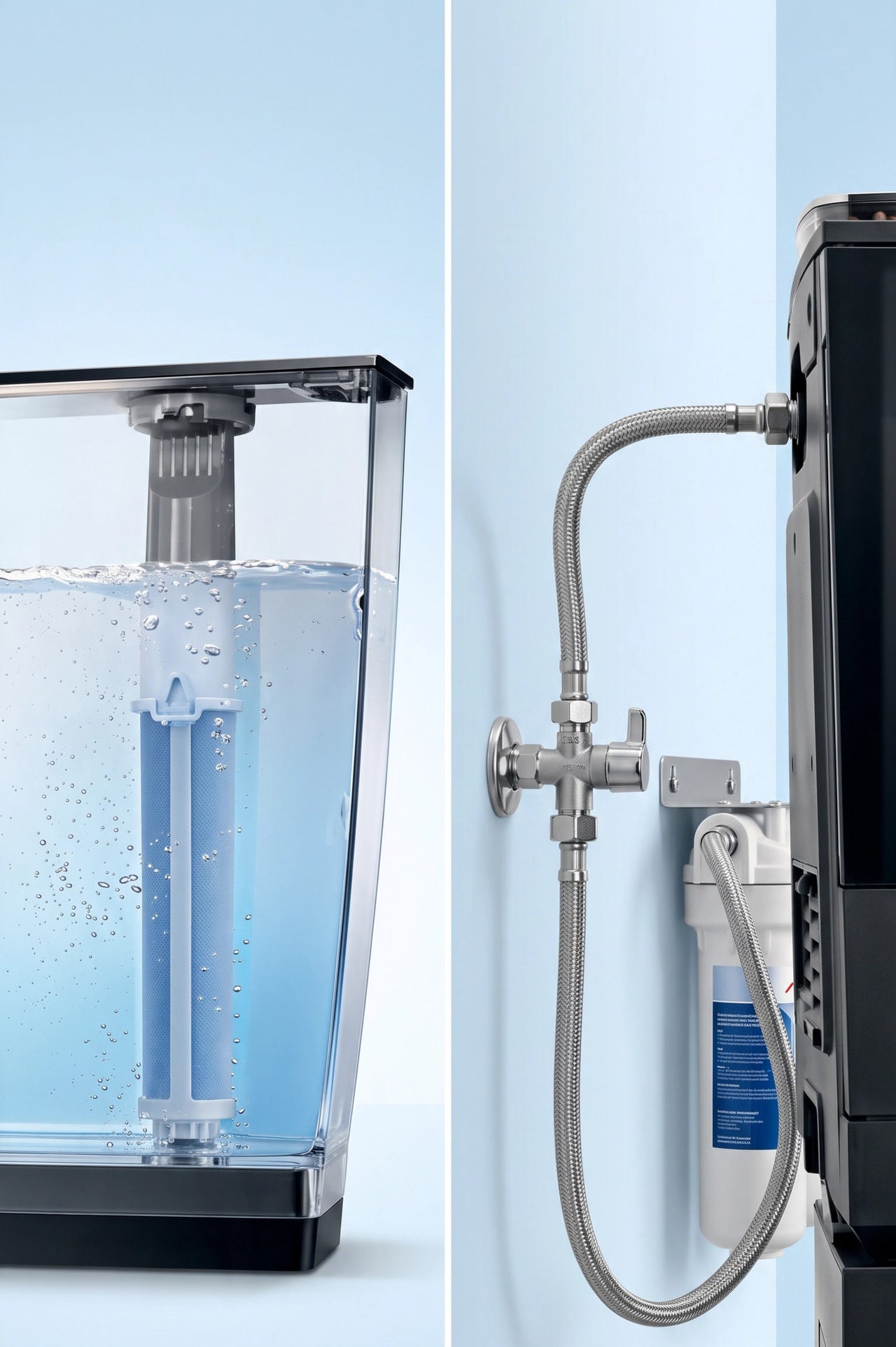 Tank-fed and plumbed-in commercial coffee machines for offices and workplace coffee areas.