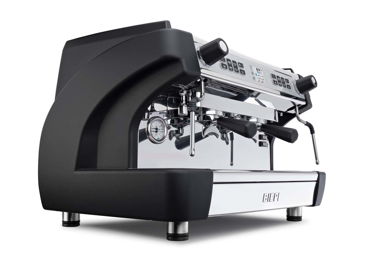 Black Biepi MC-1 Barista Pro 2 group commercial espresso machine