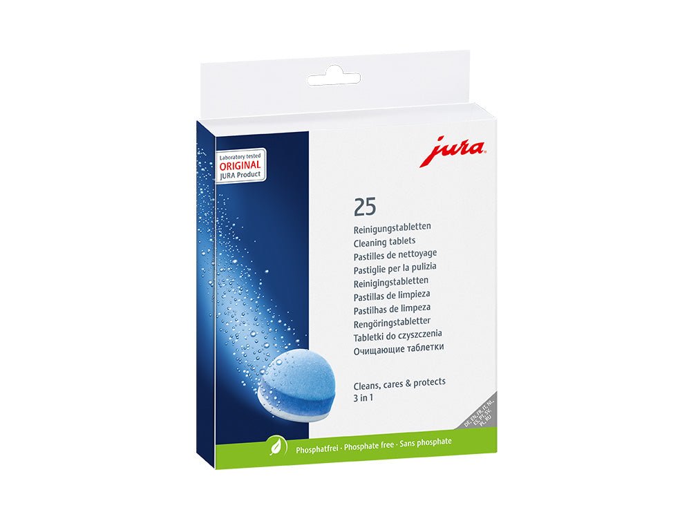 Jura 3-Phase Cleaning Tablets (25) - Stafco Coffee