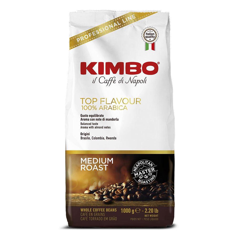 Kimbo Top Flavour Coffee Beans - Stafco Coffee