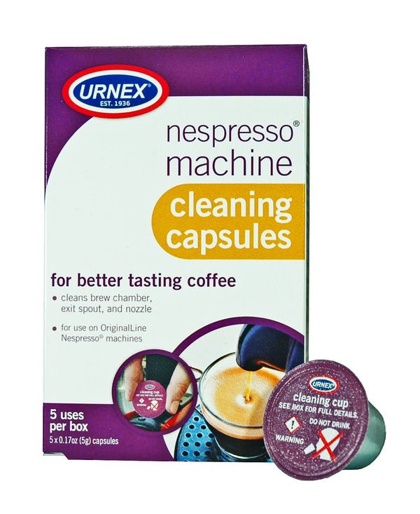Urnex Nespresso Machine Cleaning Capsules - Stafco Coffee